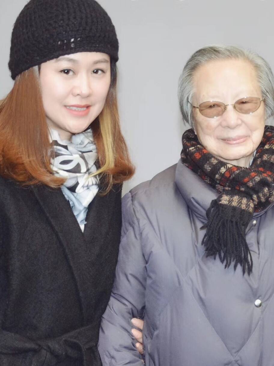 和陈佩秋先生在上海